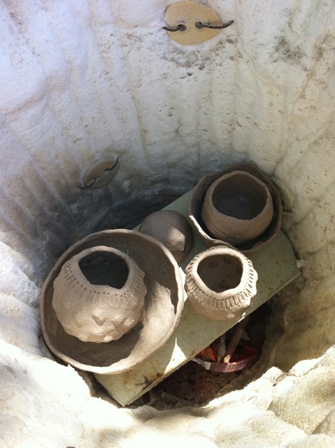 Pots ready to go.