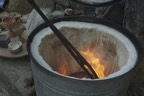 The mesmerizing flames!