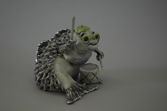 Silver Drummer H20cm.